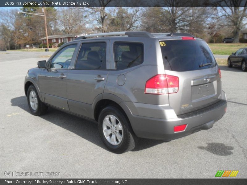 Metal Bronze / Black 2009 Kia Borrego LX V6