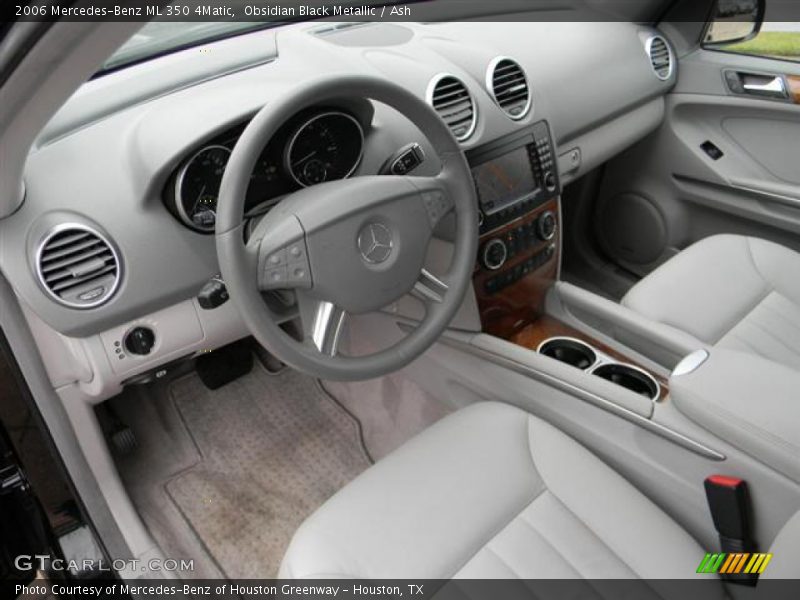 Obsidian Black Metallic / Ash 2006 Mercedes-Benz ML 350 4Matic