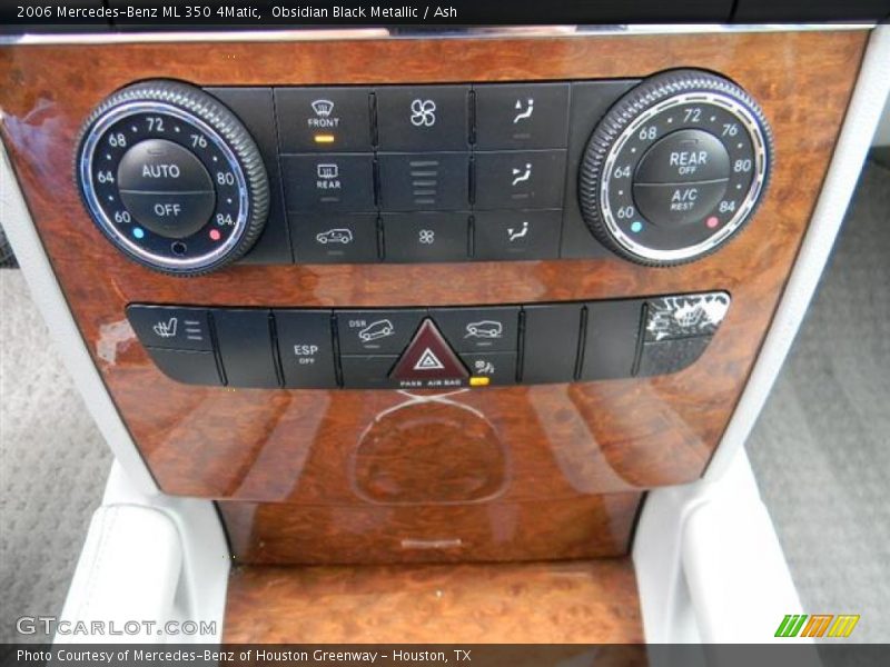 Obsidian Black Metallic / Ash 2006 Mercedes-Benz ML 350 4Matic