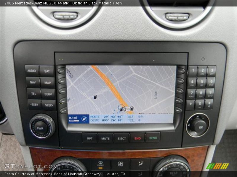 Obsidian Black Metallic / Ash 2006 Mercedes-Benz ML 350 4Matic