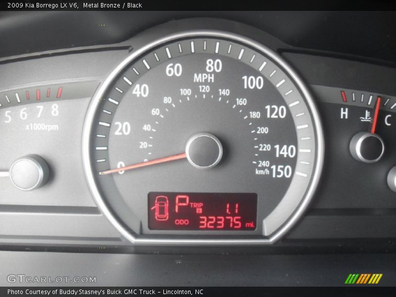 Metal Bronze / Black 2009 Kia Borrego LX V6