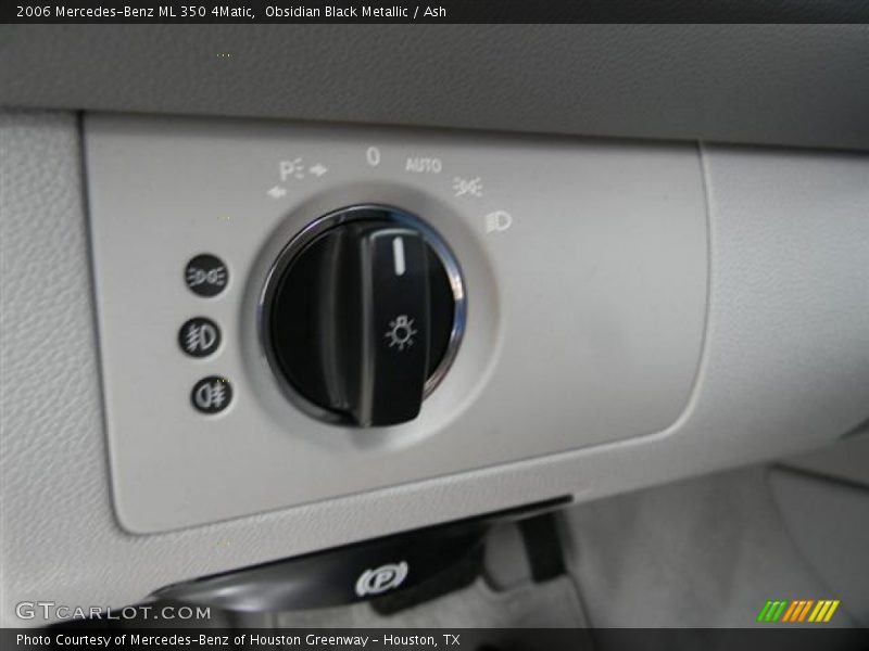 Obsidian Black Metallic / Ash 2006 Mercedes-Benz ML 350 4Matic