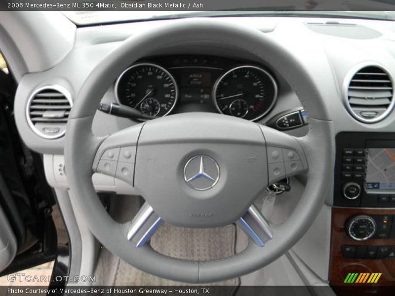 Obsidian Black Metallic / Ash 2006 Mercedes-Benz ML 350 4Matic