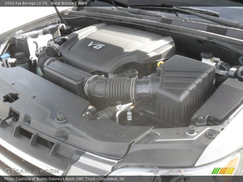 Metal Bronze / Black 2009 Kia Borrego LX V6