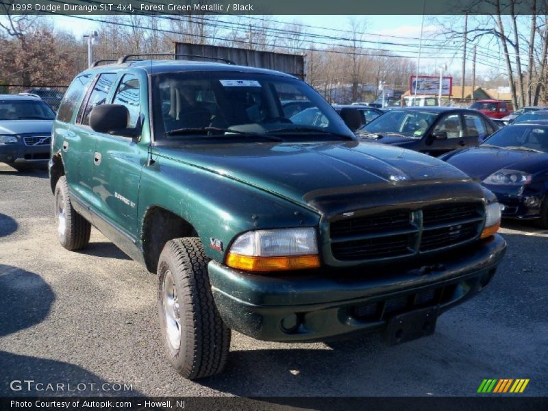 Forest Green Metallic / Black 1998 Dodge Durango SLT 4x4