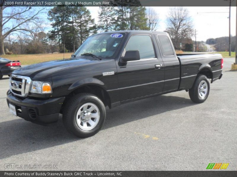Black / Medium Dark Flint 2008 Ford Ranger XLT SuperCab