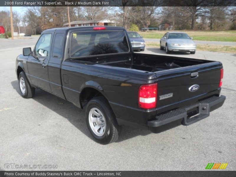 Black / Medium Dark Flint 2008 Ford Ranger XLT SuperCab