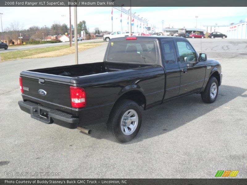 Black / Medium Dark Flint 2008 Ford Ranger XLT SuperCab