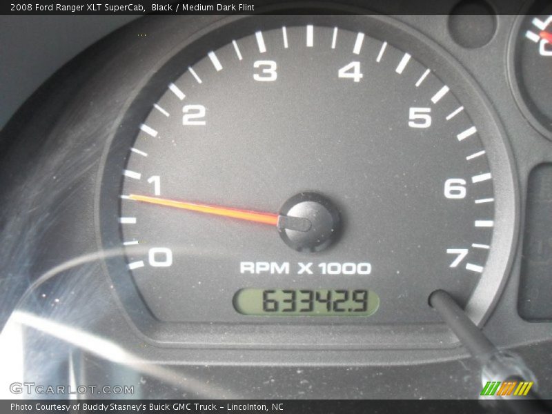 Black / Medium Dark Flint 2008 Ford Ranger XLT SuperCab