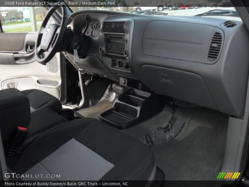 Black / Medium Dark Flint 2008 Ford Ranger XLT SuperCab