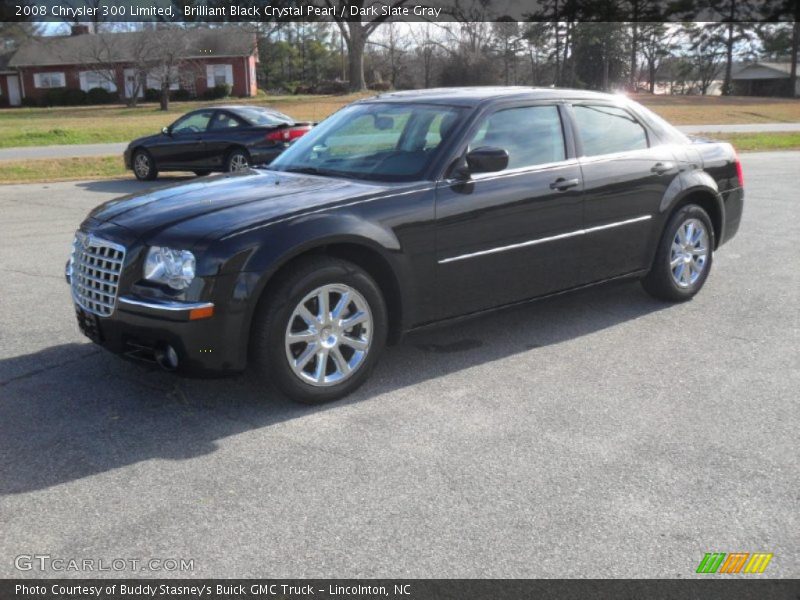 Brilliant Black Crystal Pearl / Dark Slate Gray 2008 Chrysler 300 Limited