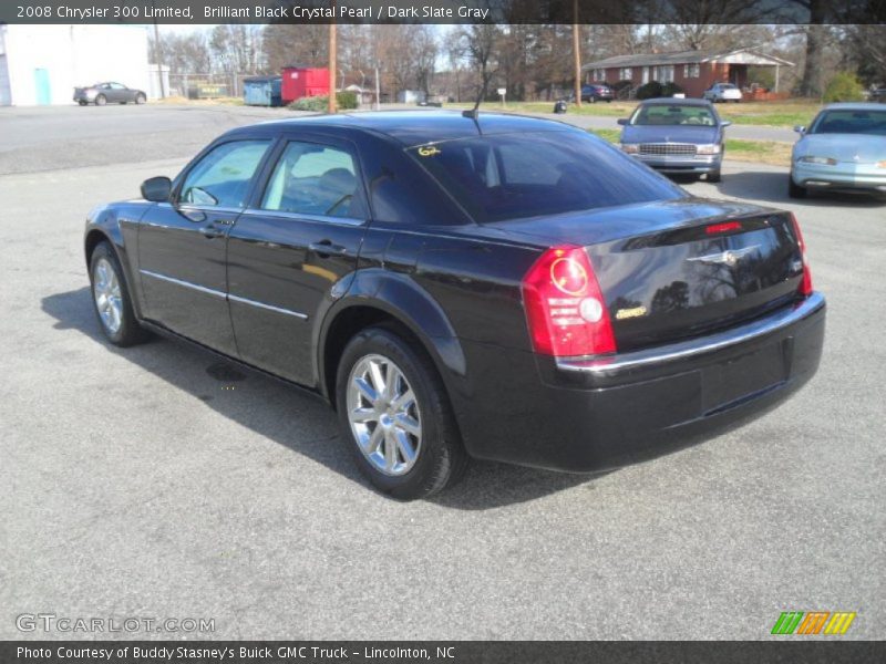 Brilliant Black Crystal Pearl / Dark Slate Gray 2008 Chrysler 300 Limited