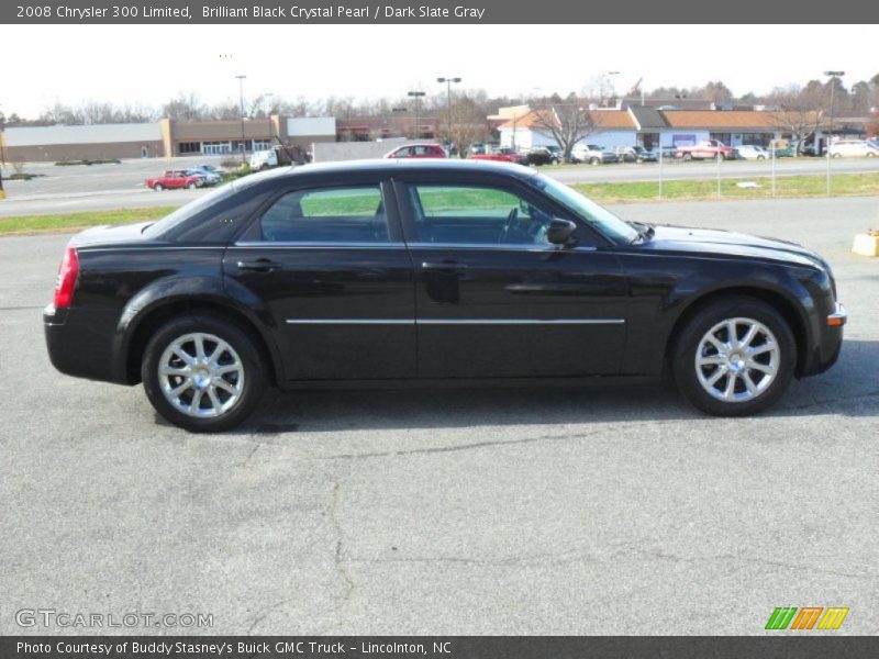 Brilliant Black Crystal Pearl / Dark Slate Gray 2008 Chrysler 300 Limited