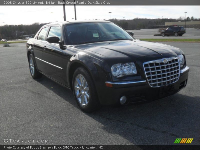 Brilliant Black Crystal Pearl / Dark Slate Gray 2008 Chrysler 300 Limited