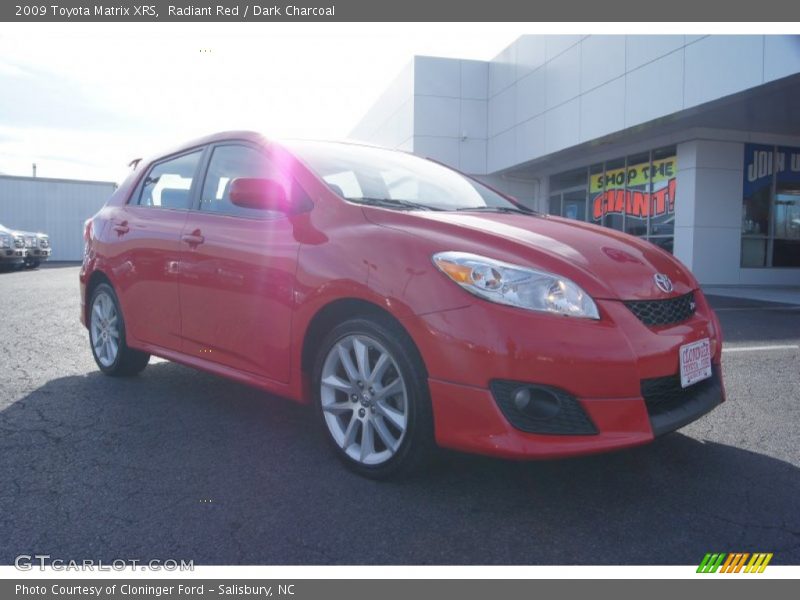 Radiant Red / Dark Charcoal 2009 Toyota Matrix XRS