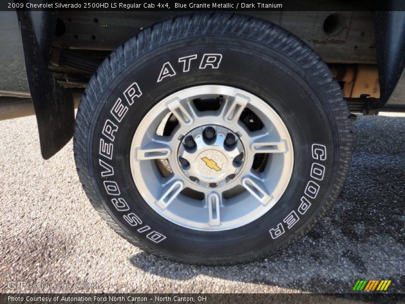 Blue Granite Metallic / Dark Titanium 2009 Chevrolet Silverado 2500HD LS Regular Cab 4x4