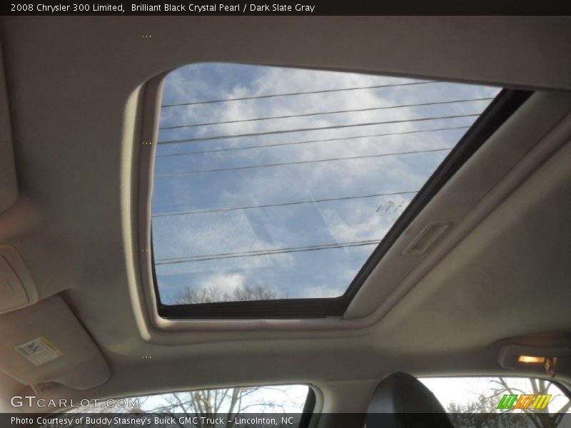 Brilliant Black Crystal Pearl / Dark Slate Gray 2008 Chrysler 300 Limited