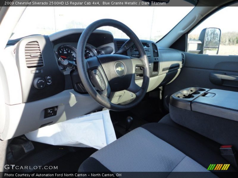 Blue Granite Metallic / Dark Titanium 2009 Chevrolet Silverado 2500HD LS Regular Cab 4x4