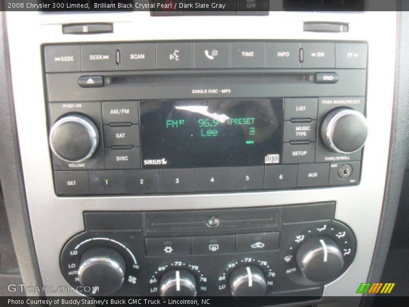 Brilliant Black Crystal Pearl / Dark Slate Gray 2008 Chrysler 300 Limited