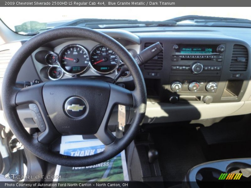 Blue Granite Metallic / Dark Titanium 2009 Chevrolet Silverado 2500HD LS Regular Cab 4x4