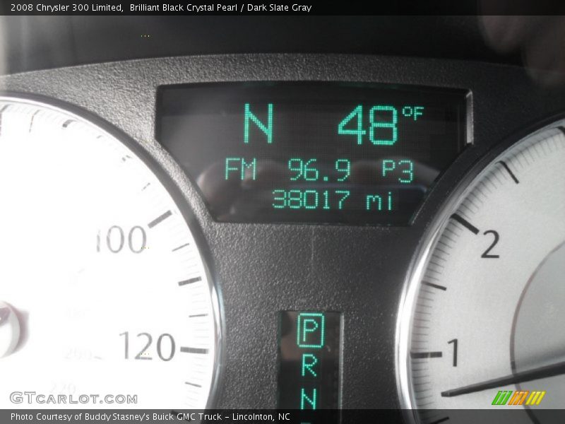 Brilliant Black Crystal Pearl / Dark Slate Gray 2008 Chrysler 300 Limited