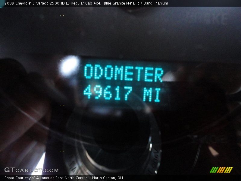Blue Granite Metallic / Dark Titanium 2009 Chevrolet Silverado 2500HD LS Regular Cab 4x4