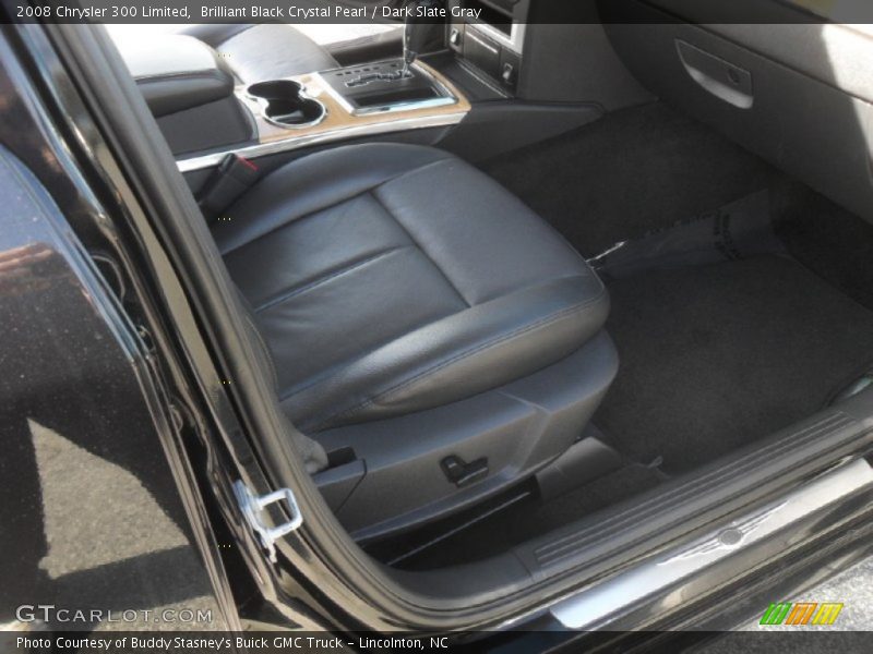 Brilliant Black Crystal Pearl / Dark Slate Gray 2008 Chrysler 300 Limited