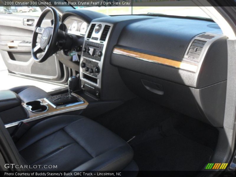 Brilliant Black Crystal Pearl / Dark Slate Gray 2008 Chrysler 300 Limited
