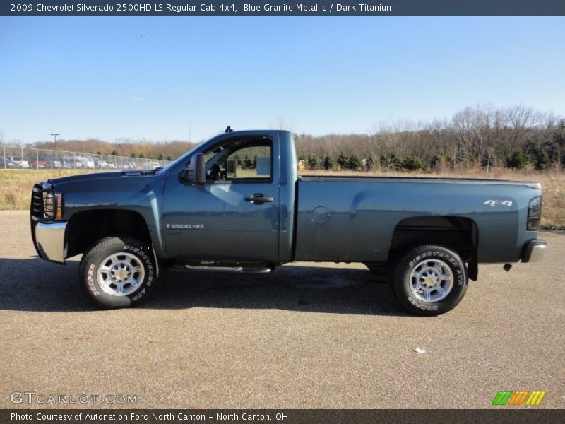 Blue Granite Metallic / Dark Titanium 2009 Chevrolet Silverado 2500HD LS Regular Cab 4x4