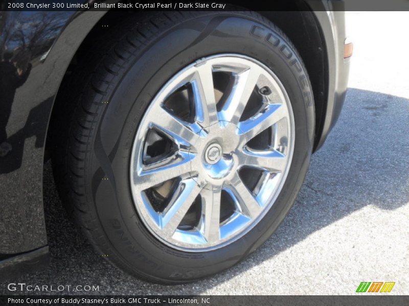 Brilliant Black Crystal Pearl / Dark Slate Gray 2008 Chrysler 300 Limited