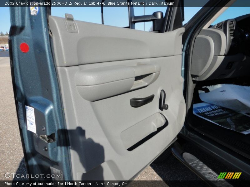 Blue Granite Metallic / Dark Titanium 2009 Chevrolet Silverado 2500HD LS Regular Cab 4x4