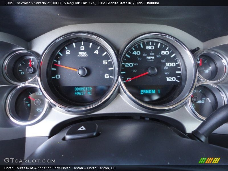 Blue Granite Metallic / Dark Titanium 2009 Chevrolet Silverado 2500HD LS Regular Cab 4x4