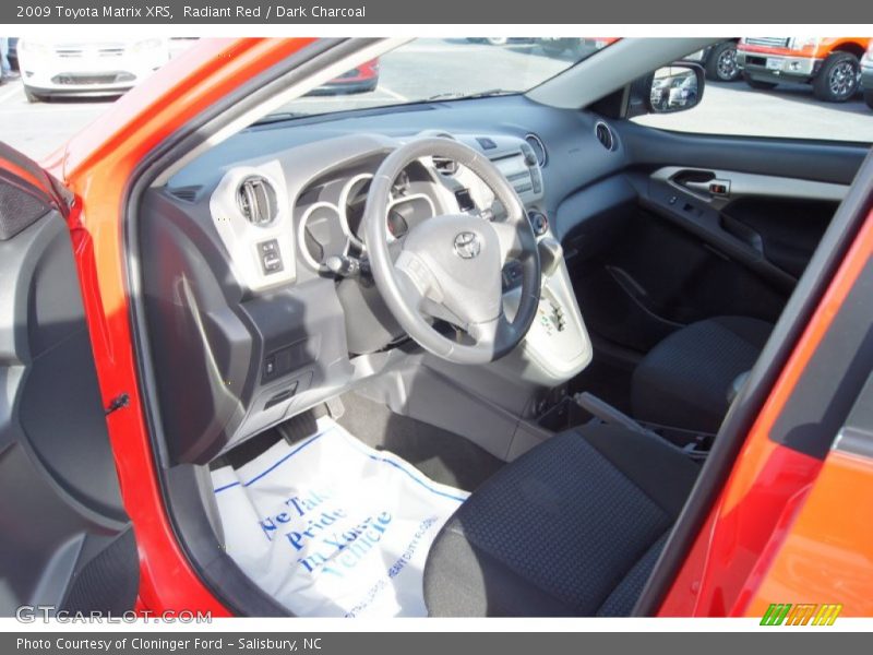 Radiant Red / Dark Charcoal 2009 Toyota Matrix XRS