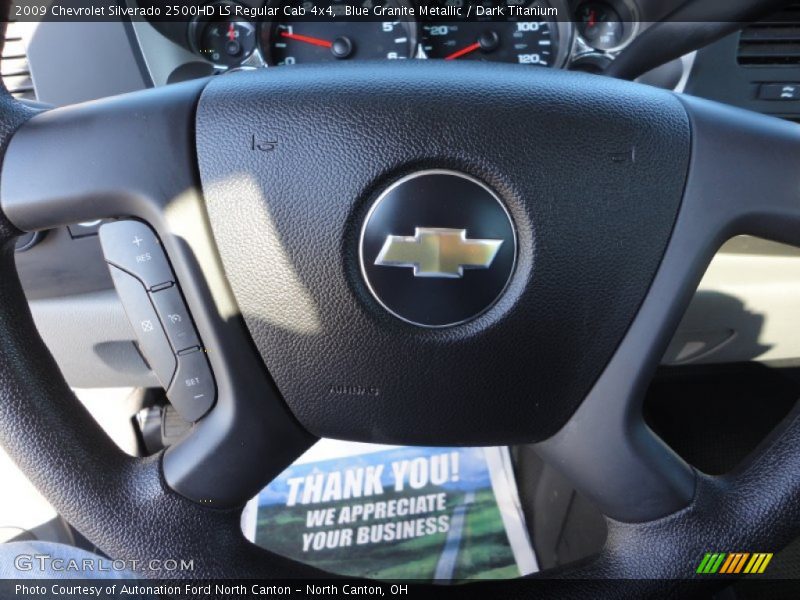 Blue Granite Metallic / Dark Titanium 2009 Chevrolet Silverado 2500HD LS Regular Cab 4x4