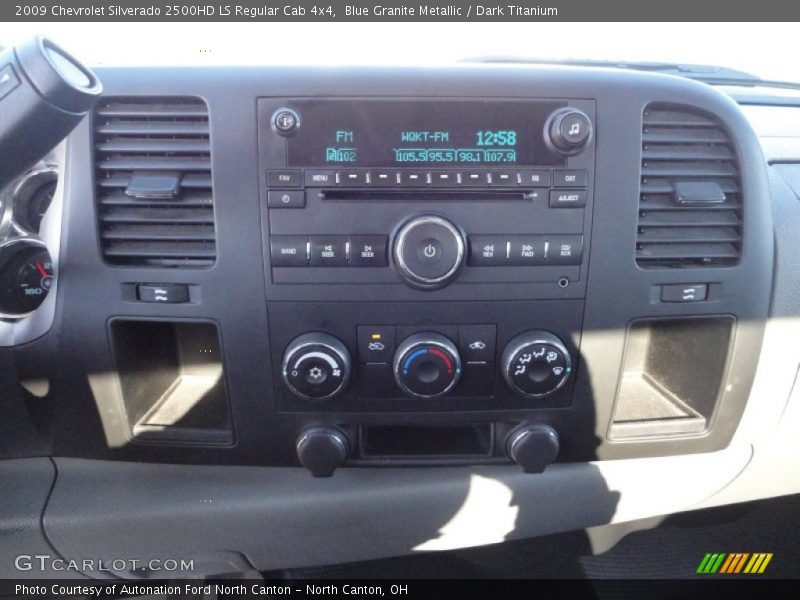 Blue Granite Metallic / Dark Titanium 2009 Chevrolet Silverado 2500HD LS Regular Cab 4x4