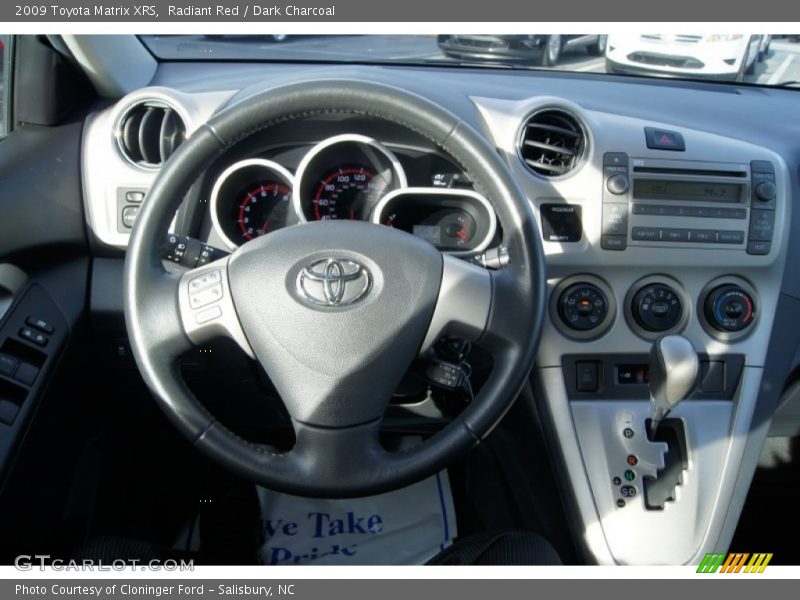 Radiant Red / Dark Charcoal 2009 Toyota Matrix XRS