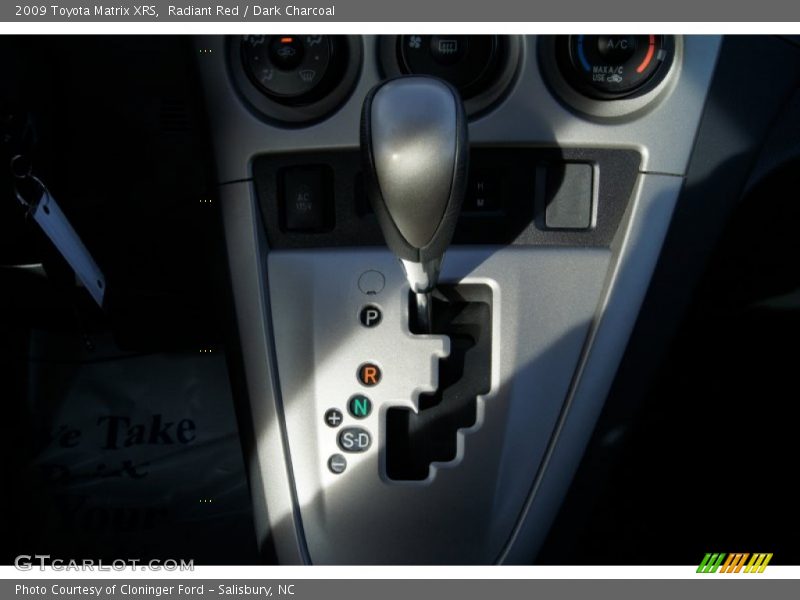 Radiant Red / Dark Charcoal 2009 Toyota Matrix XRS