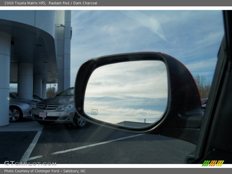 Radiant Red / Dark Charcoal 2009 Toyota Matrix XRS