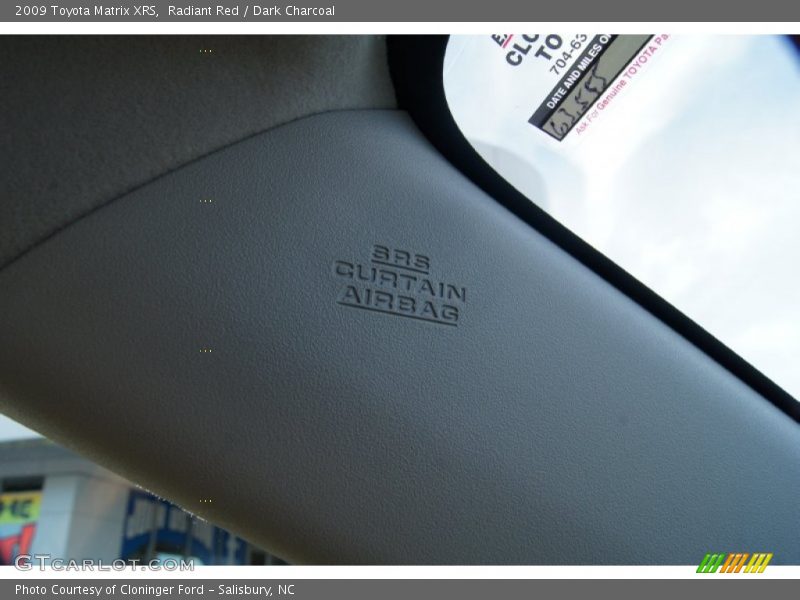 Radiant Red / Dark Charcoal 2009 Toyota Matrix XRS