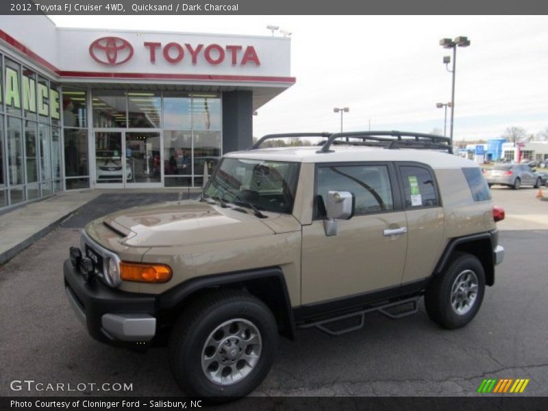 Quicksand / Dark Charcoal 2012 Toyota FJ Cruiser 4WD