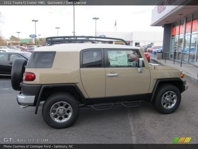 Quicksand / Dark Charcoal 2012 Toyota FJ Cruiser 4WD