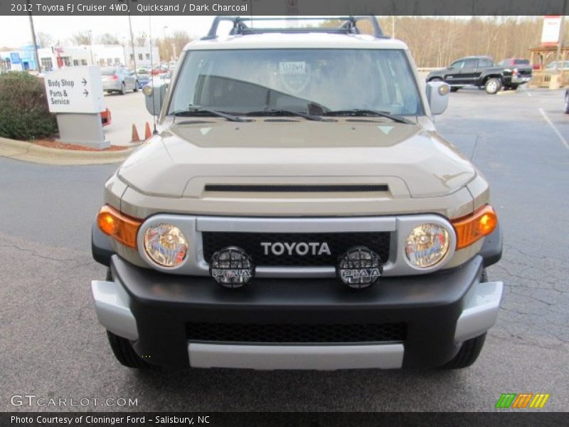 Quicksand / Dark Charcoal 2012 Toyota FJ Cruiser 4WD