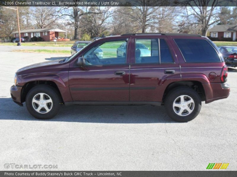 Bordeaux Red Metallic / Light Gray 2006 Chevrolet TrailBlazer LS