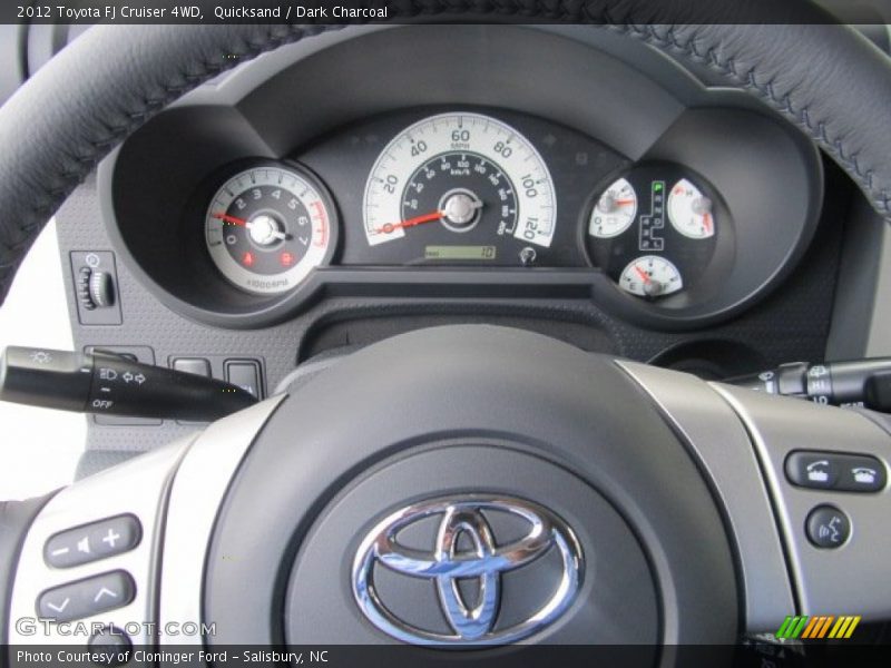 Quicksand / Dark Charcoal 2012 Toyota FJ Cruiser 4WD