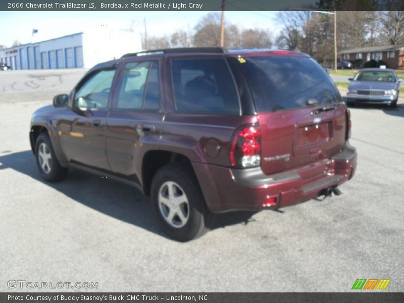Bordeaux Red Metallic / Light Gray 2006 Chevrolet TrailBlazer LS