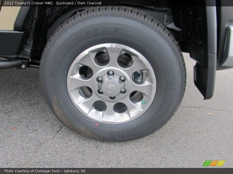 Quicksand / Dark Charcoal 2012 Toyota FJ Cruiser 4WD