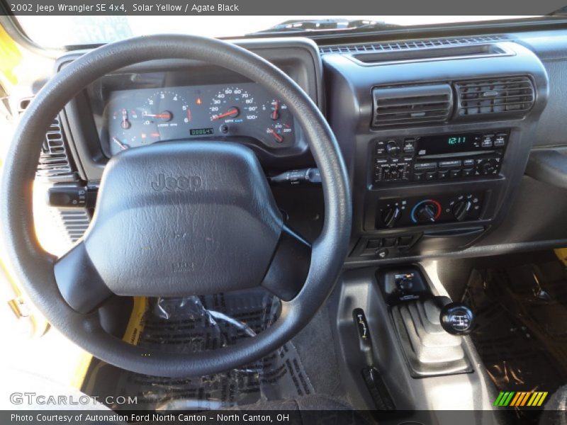 Solar Yellow / Agate Black 2002 Jeep Wrangler SE 4x4
