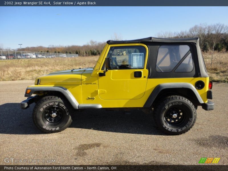  2002 Wrangler SE 4x4 Solar Yellow