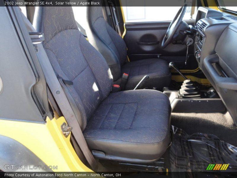 Solar Yellow / Agate Black 2002 Jeep Wrangler SE 4x4