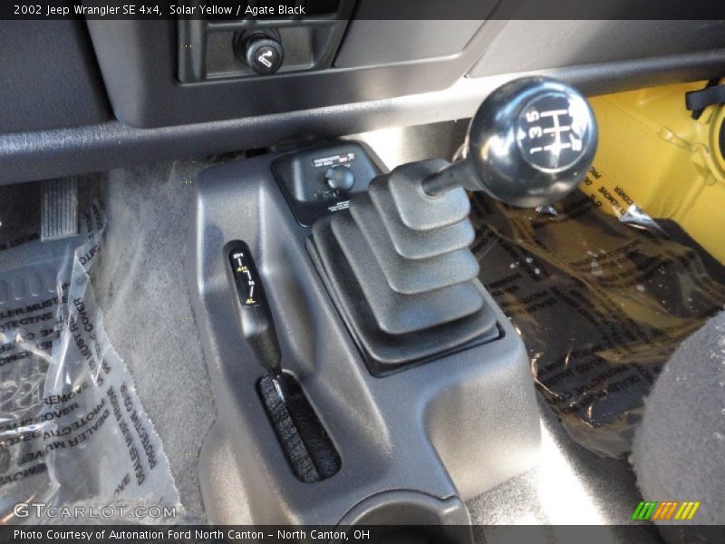 Solar Yellow / Agate Black 2002 Jeep Wrangler SE 4x4